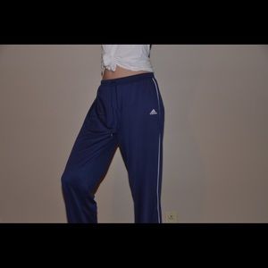 Blue Adidas Track Pants